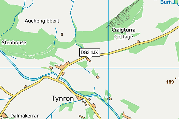DG3 4JX map - OS VectorMap District (Ordnance Survey) DG3 4JX map - OS VectorMap District (Ordnance Survey)