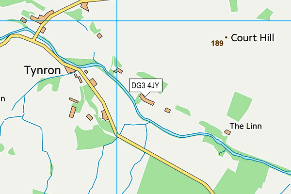 DG3 4JY map - OS VectorMap District (Ordnance Survey) DG3 4JY map - OS VectorMap District (Ordnance Survey)