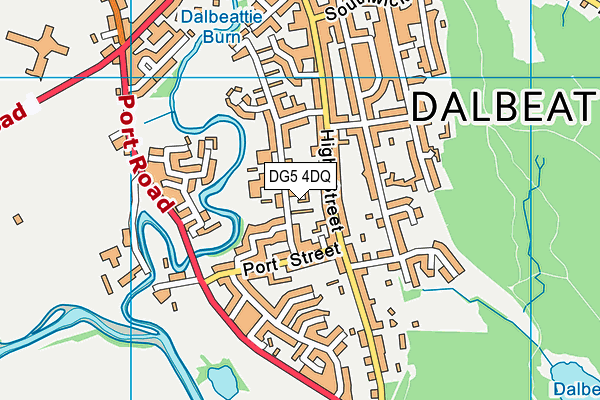 DG5 4DQ map - OS VectorMap District (Ordnance Survey) DG5 4DQ map - OS VectorMap District (Ordnance Survey)