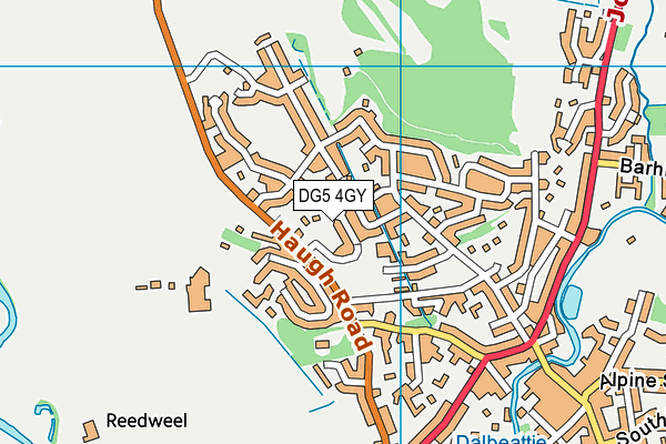 DG5 4GY map - OS VectorMap District (Ordnance Survey) DG5 4GY map - OS VectorMap District (Ordnance Survey)