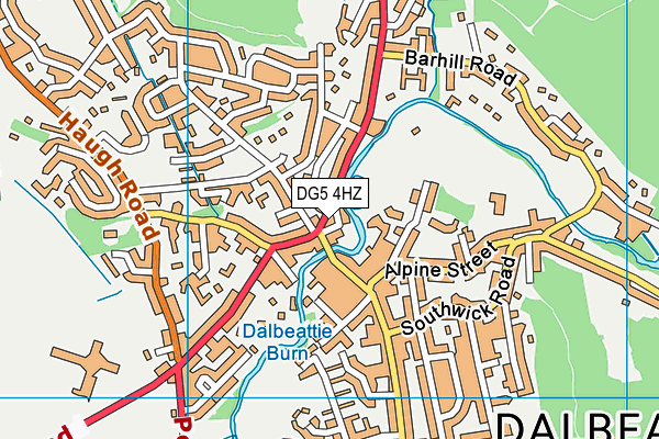 DG5 4HZ map - OS VectorMap District (Ordnance Survey) DG5 4HZ map - OS VectorMap District (Ordnance Survey)