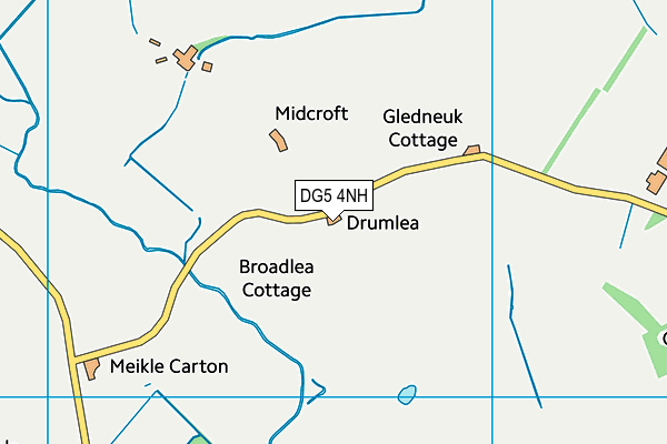 DG5 4NH map - OS VectorMap District (Ordnance Survey) DG5 4NH map - OS VectorMap District (Ordnance Survey)