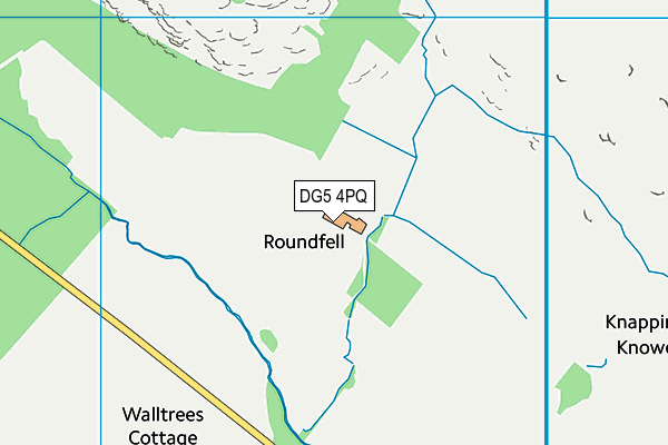 DG5 4PQ map - OS VectorMap District (Ordnance Survey) DG5 4PQ map - OS VectorMap District (Ordnance Survey)