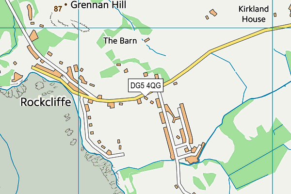DG5 4QG map - OS VectorMap District (Ordnance Survey) DG5 4QG map - OS VectorMap District (Ordnance Survey)