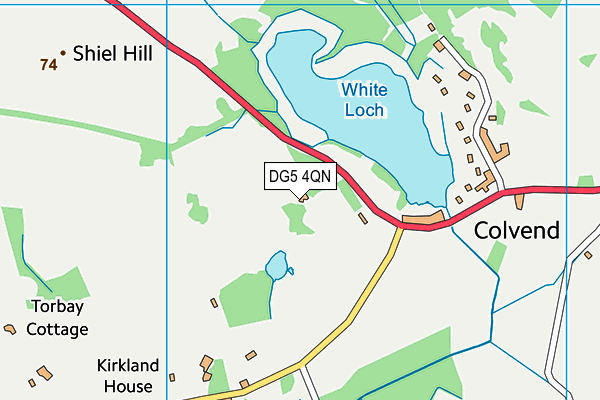 DG5 4QN map - OS VectorMap District (Ordnance Survey) DG5 4QN map - OS VectorMap District (Ordnance Survey)