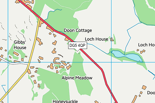 DG5 4QP map - OS VectorMap District (Ordnance Survey) DG5 4QP map - OS VectorMap District (Ordnance Survey)