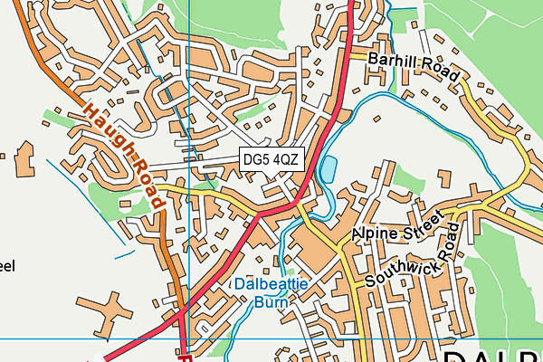 DG5 4QZ map - OS VectorMap District (Ordnance Survey) DG5 4QZ map - OS VectorMap District (Ordnance Survey)