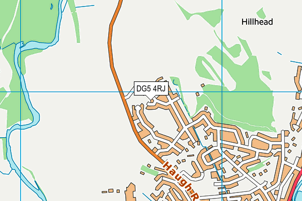 DG5 4RJ map - OS VectorMap District (Ordnance Survey) DG5 4RJ map - OS VectorMap District (Ordnance Survey)