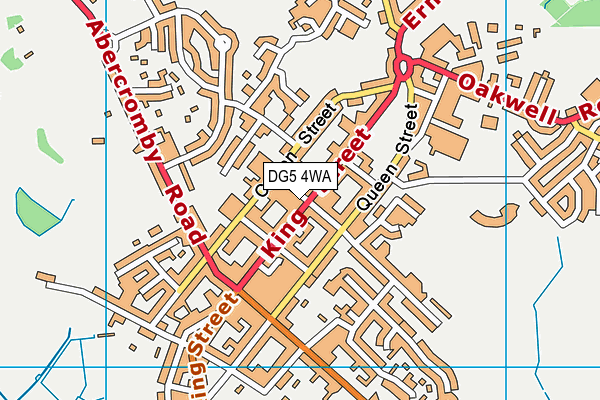 DG5 4WA map - OS VectorMap District (Ordnance Survey) DG5 4WA map - OS VectorMap District (Ordnance Survey)