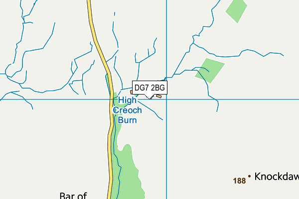 DG7 2BG map - OS VectorMap District (Ordnance Survey) DG7 2BG map - OS VectorMap District (Ordnance Survey)