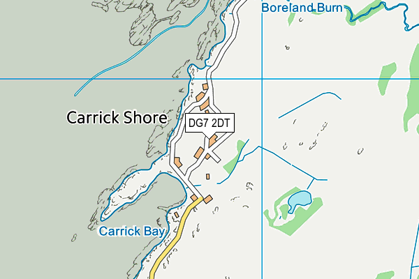 DG7 2DT map - OS VectorMap District (Ordnance Survey) DG7 2DT map - OS VectorMap District (Ordnance Survey)