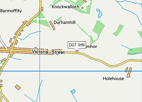 DG7 3HN map - OS VectorMap District (Ordnance Survey) DG7 3HN map - OS VectorMap District (Ordnance Survey)