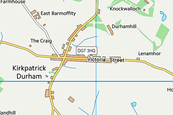 DG7 3HQ map - OS VectorMap District (Ordnance Survey) DG7 3HQ map - OS VectorMap District (Ordnance Survey)