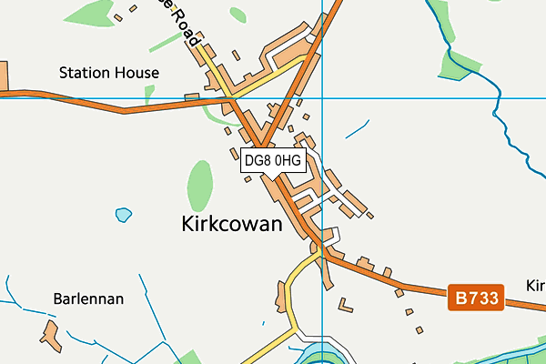 DG8 0HG map - OS VectorMap District (Ordnance Survey) DG8 0HG map - OS VectorMap District (Ordnance Survey)