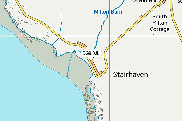 DG8 0JL map - OS VectorMap District (Ordnance Survey) DG8 0JL map - OS VectorMap District (Ordnance Survey)