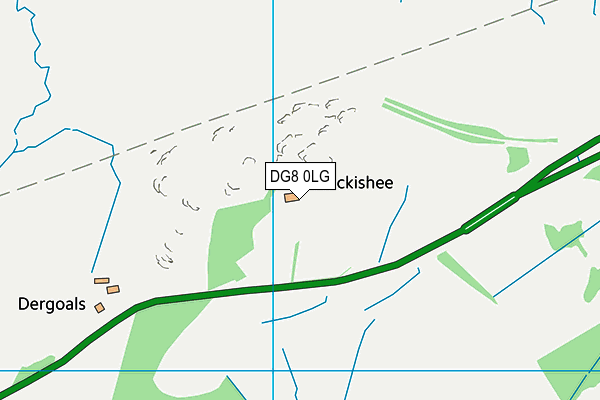 DG8 0LG map - OS VectorMap District (Ordnance Survey) DG8 0LG map - OS VectorMap District (Ordnance Survey)