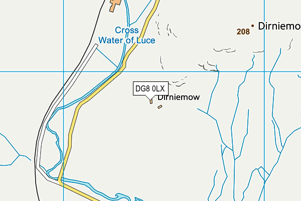 DG8 0LX map - OS VectorMap District (Ordnance Survey) DG8 0LX map - OS VectorMap District (Ordnance Survey)