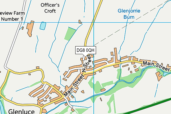 DG8 0QH map - OS VectorMap District (Ordnance Survey) DG8 0QH map - OS VectorMap District (Ordnance Survey)