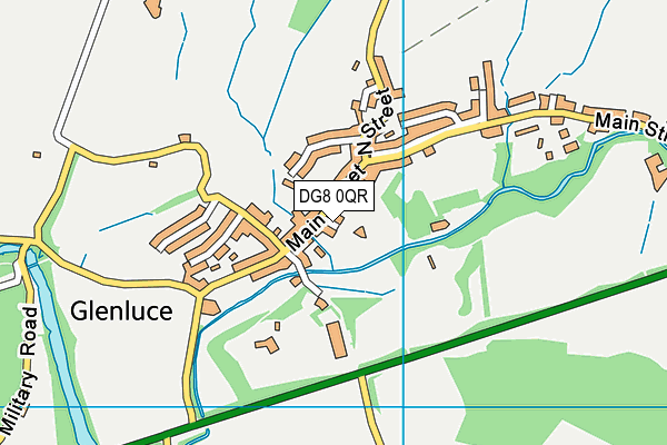 DG8 0QR map - OS VectorMap District (Ordnance Survey) DG8 0QR map - OS VectorMap District (Ordnance Survey)