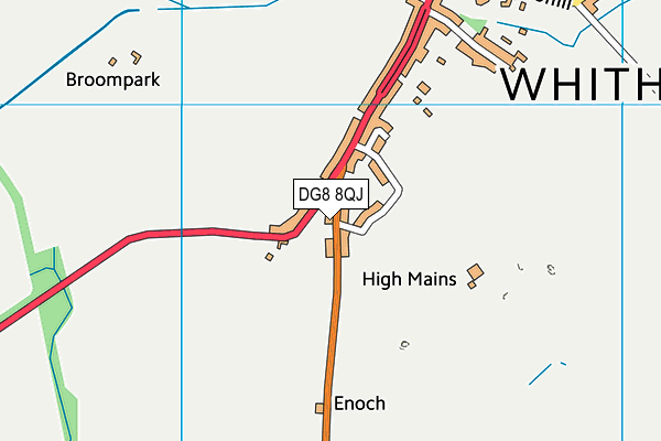 DG8 8QJ map - OS VectorMap District (Ordnance Survey) DG8 8QJ map - OS VectorMap District (Ordnance Survey)