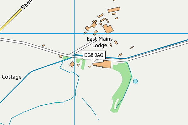 DG8 9AQ map - OS VectorMap District (Ordnance Survey) DG8 9AQ map - OS VectorMap District (Ordnance Survey)