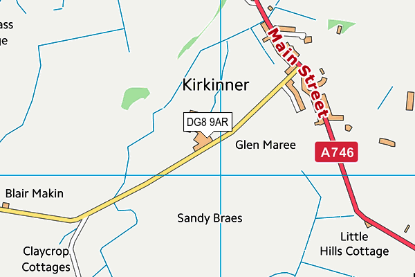 DG8 9AR map - OS VectorMap District (Ordnance Survey) DG8 9AR map - OS VectorMap District (Ordnance Survey)