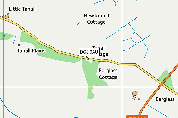DG8 9AU map - OS VectorMap District (Ordnance Survey) DG8 9AU map - OS VectorMap District (Ordnance Survey)