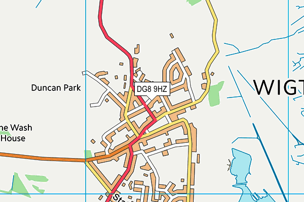 DG8 9HZ map - OS VectorMap District (Ordnance Survey) DG8 9HZ map - OS VectorMap District (Ordnance Survey)