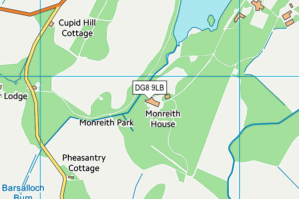 DG8 9LB map - OS VectorMap District (Ordnance Survey) DG8 9LB map - OS VectorMap District (Ordnance Survey)