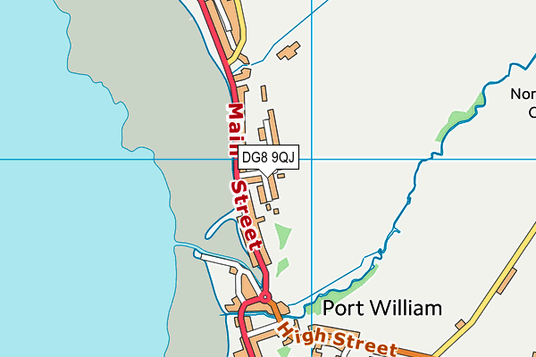 DG8 9QJ map - OS VectorMap District (Ordnance Survey) DG8 9QJ map - OS VectorMap District (Ordnance Survey)