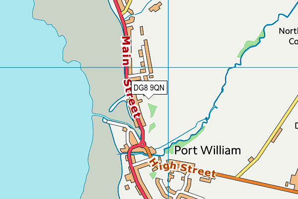 DG8 9QN map - OS VectorMap District (Ordnance Survey) DG8 9QN map - OS VectorMap District (Ordnance Survey)