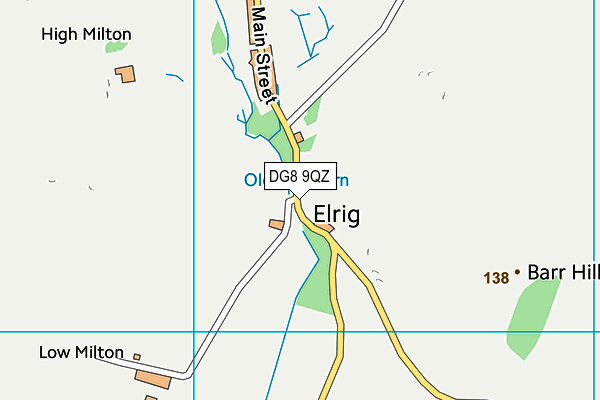 DG8 9QZ map - OS VectorMap District (Ordnance Survey) DG8 9QZ map - OS VectorMap District (Ordnance Survey)