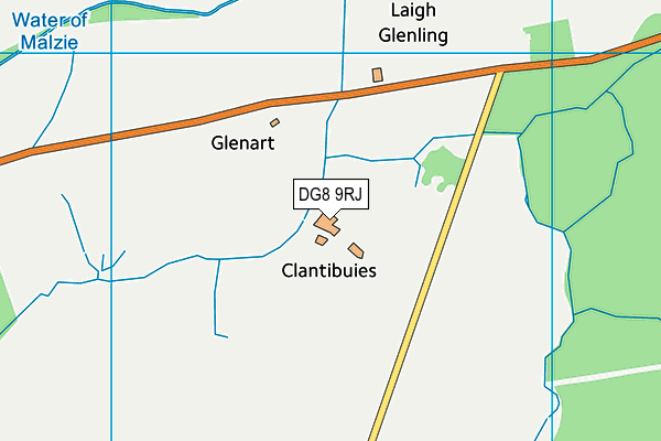 DG8 9RJ map - OS VectorMap District (Ordnance Survey) DG8 9RJ map - OS VectorMap District (Ordnance Survey)
