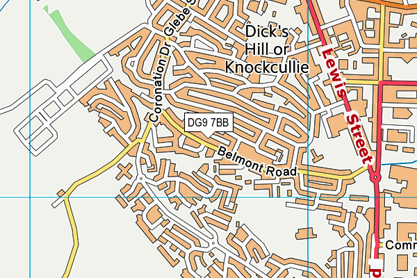 DG9 7BB map - OS VectorMap District (Ordnance Survey) DG9 7BB map - OS VectorMap District (Ordnance Survey)