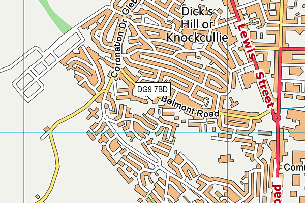 DG9 7BD map - OS VectorMap District (Ordnance Survey) DG9 7BD map - OS VectorMap District (Ordnance Survey)
