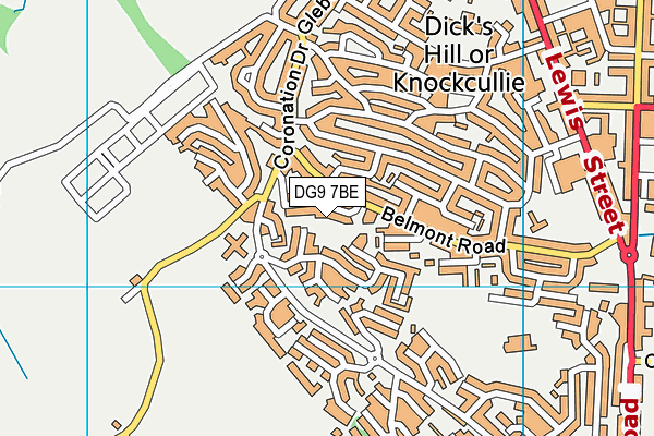 DG9 7BE map - OS VectorMap District (Ordnance Survey) DG9 7BE map - OS VectorMap District (Ordnance Survey)