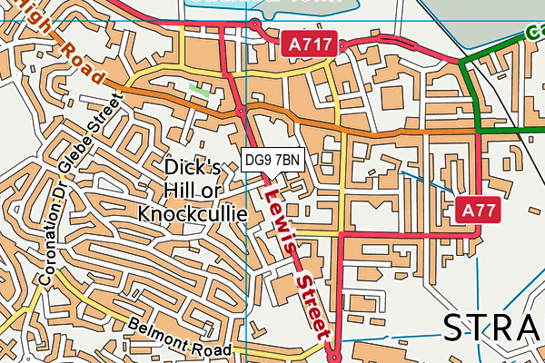 DG9 7BN map - OS VectorMap District (Ordnance Survey) DG9 7BN map - OS VectorMap District (Ordnance Survey)