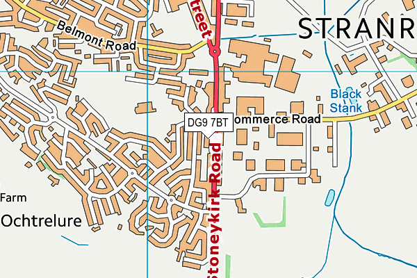 DG9 7BT map - OS VectorMap District (Ordnance Survey) DG9 7BT map - OS VectorMap District (Ordnance Survey)