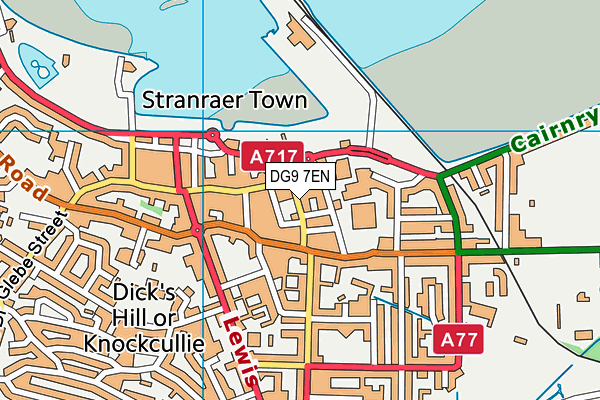 DG9 7EN map - OS VectorMap District (Ordnance Survey)