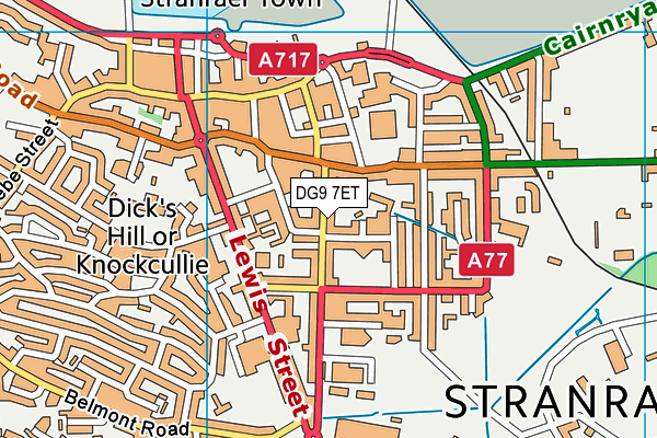 DG9 7ET map - OS VectorMap District (Ordnance Survey) DG9 7ET map - OS VectorMap District (Ordnance Survey)