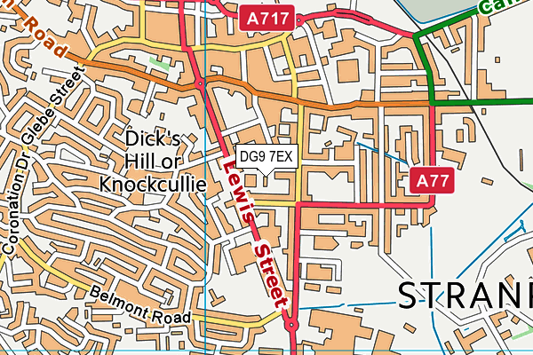 DG9 7EX map - OS VectorMap District (Ordnance Survey) DG9 7EX map - OS VectorMap District (Ordnance Survey)