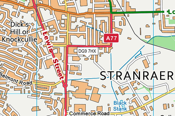 DG9 7HX map - OS VectorMap District (Ordnance Survey) DG9 7HX map - OS VectorMap District (Ordnance Survey)