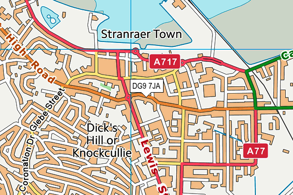 DG9 7JA map - OS VectorMap District (Ordnance Survey) DG9 7JA map - OS VectorMap District (Ordnance Survey)