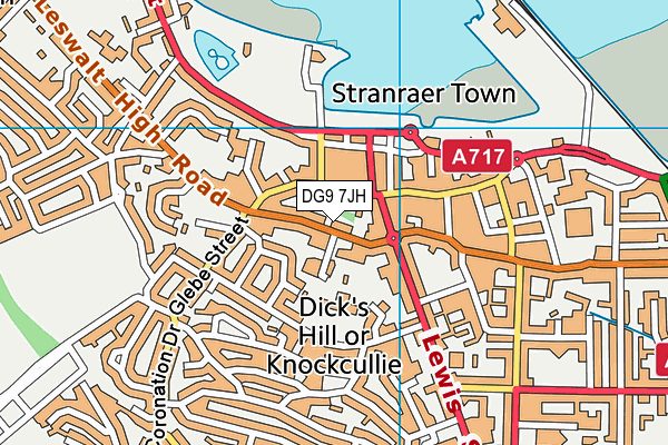 DG9 7JH map - OS VectorMap District (Ordnance Survey) DG9 7JH map - OS VectorMap District (Ordnance Survey)