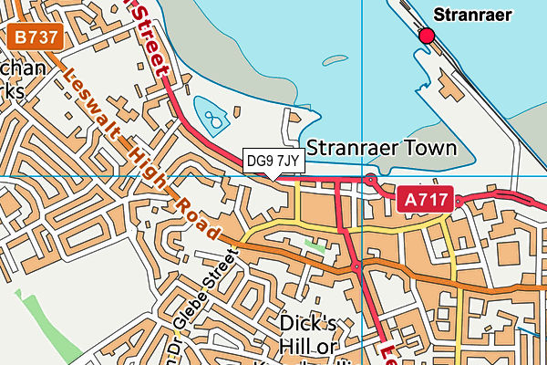 DG9 7JY map - OS VectorMap District (Ordnance Survey) DG9 7JY map - OS VectorMap District (Ordnance Survey)