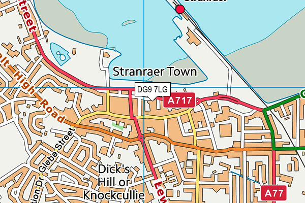 DG9 7LG map - OS VectorMap District (Ordnance Survey) DG9 7LG map - OS VectorMap District (Ordnance Survey)