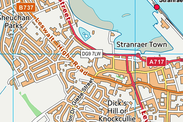 DG9 7LW map - OS VectorMap District (Ordnance Survey) DG9 7LW map - OS VectorMap District (Ordnance Survey)