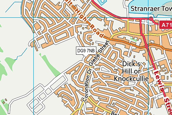 DG9 7NB map - OS VectorMap District (Ordnance Survey) DG9 7NB map - OS VectorMap District (Ordnance Survey)