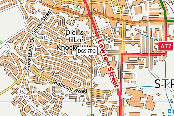 DG9 7PQ map - OS VectorMap District (Ordnance Survey) DG9 7PQ map - OS VectorMap District (Ordnance Survey)