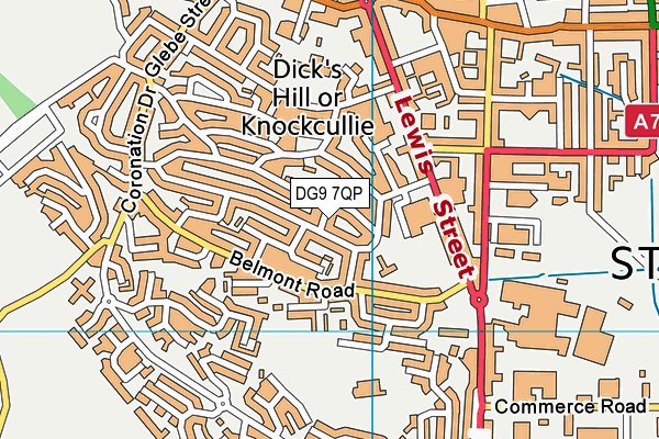DG9 7QP map - OS VectorMap District (Ordnance Survey) DG9 7QP map - OS VectorMap District (Ordnance Survey)